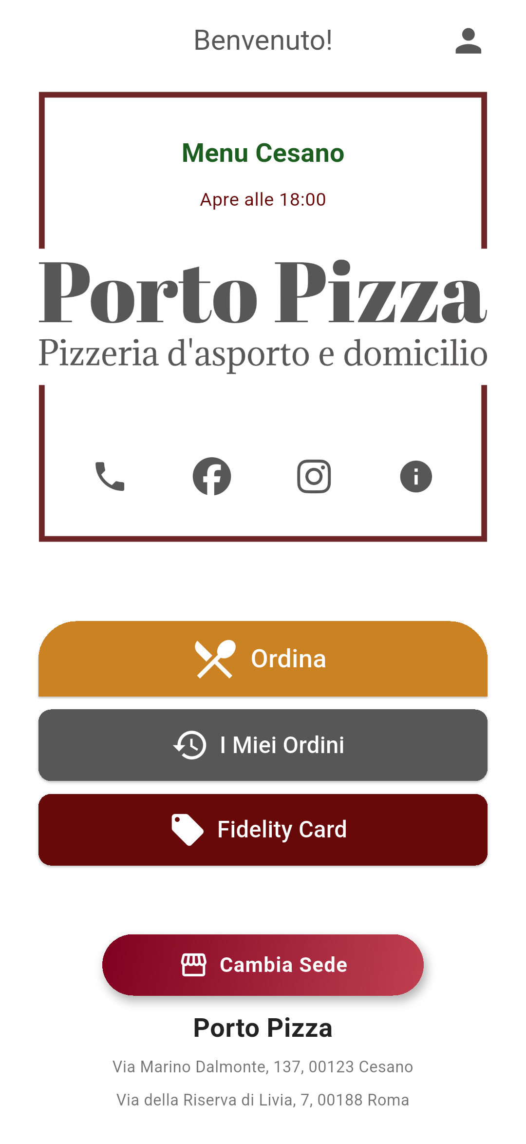 App Porto Pizza